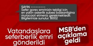Telefonlara gelen mesaj endişe yarattı: Savaşa mı giriyoruz?