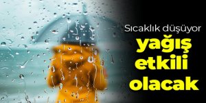 Sıcaklık düşüyor, hafta boyunca yağış etkili olacak