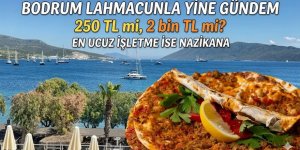 Bodrum lahmacunla yine gündem