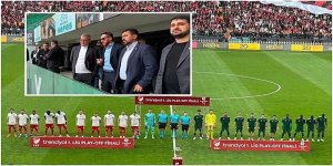 Erzurumspor FK Başkanı, Erok-Çorum maçını izledi