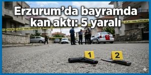 Erzurum'da bayramda kan aktı. 5 yaralı