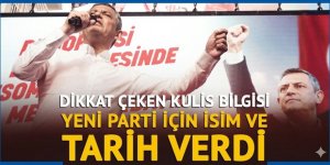 Son kulis bilgisi! Yeni parti için hem isim hem tarih verildi