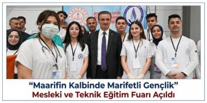 Erzurum'da "Maarifin Kalbinde Marifetli Gençlik” Mesleki ve Teknik Eğitim Fuarı Açıldı