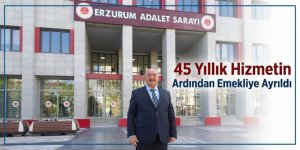 45 yıllık hizmetin ardından emekliye ayrıldı