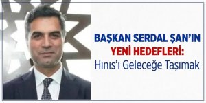 Başkan Serdal Şan’ın Yeni Hedefleri: Hınıs’ı Geleceğe Taşımak