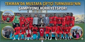 Tekman'da şampiyon belli oldu: Hürriyetspor
