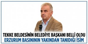 Tekke Beldesinin Belediye Başkanı Bele oldu: Erzurum Basınının yakından tanıdığı isim