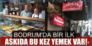 Bodrum'da bir ilk: Askıda yemek var!