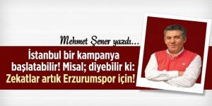 Zekatlar artık Erzurumspor için!