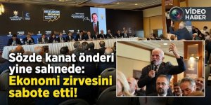 Erzurum'un Sözde kanat önderi yine sahnede: Ekonomi zirvesini sabote etti!