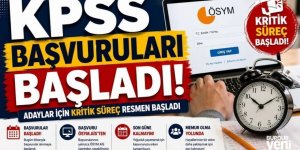 KPSS başvuruları bugün başlıyor