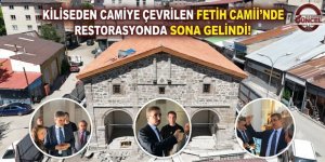 KİLİSEDEN CAMİYE ÇEVRİLEN FETİH CAMİİ’NDE RESTORASYONDA SONA GELİNDİ!