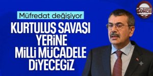 Yusuf Tekin yeni müfredattaki kavram değişikliklerini anlattı: Kurtuluş Savaşı yerine, Milli Mücadele