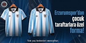 Erzurumspor'dan çocuk taraftarlara özel forma!