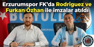 Erzurumspor FK'da Rodriguez ve Furkan Özhan ile imzalar atıldı
