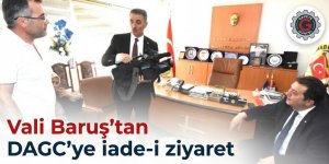 Erzurum Valisi Baruş'tan DAGC'ye iade-i ziyaret