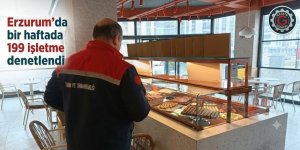Erzurum'da bir haftada 199 işletme denetlendi