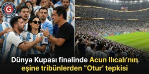 Dünya Kupası finalinde Acun Ilıcalı'nın eşine tribünlerden ''Otur'' tepkisi