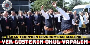 Bakan Tekin Erzurum'dan açıkladı: Eğitimde CHP eleştirisi, stadyumda 19 Ağustos müjdesi