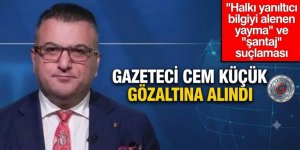 Cem Küçük gözaltına alındı: Hesap verme vakti geldi