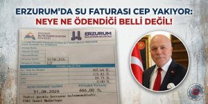 ERZURUM’DA SU FATURALARINA VURGUN TEPKİSİ: NEYE NE ÖDENDİĞİ BELLİ DEĞİL!