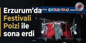 Erzurum'da Kültür Yolu Festivali Poizi ile sona erdi