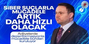 Adalet Bakanı Akın Gürlek: Adliyelerde dezenformasyon ve siber suçlarla mücadele büroları kuruluyor