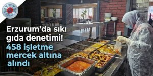 Erzurum'da sıkı gıda denetimi! 458 işletme mercek altına alınd