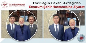 Eski Sağlık Bakanı Prof. Dr. Recep Akdağ’dan Erzurum Şehir Hastanesine Ziyaret