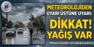 Meteorolojiden uyarı üstüne uyarı: Dikkat! yağış var