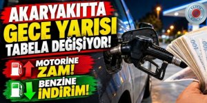 Akaryakıtta gece yarısı tabela değişiyor! Motorine zam, benzine indirim