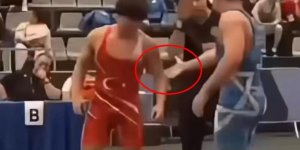 İsrailli rakibinin elini havada bıraktı! 35 saniyede mindere gömdü
