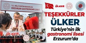 Türkiye'nin ilk gastronomi lisesi Erzurum'da