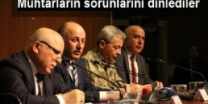 Vali Azizoğlu Muhtarların sorunlarını dinledi