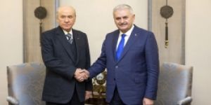 Yıldırım- Bahçeli görüşmesi sona erdi