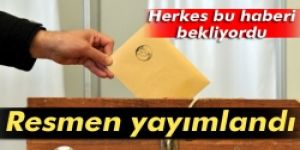Referandum takvimi Resmi Gazete'de