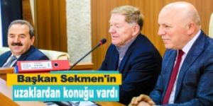 Saraybosna Belediye Başkanı Skaka Başkan Sekmen’i ziyaret etti