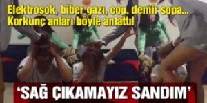 Öğrenci evinde darp edilen kız konuştu
